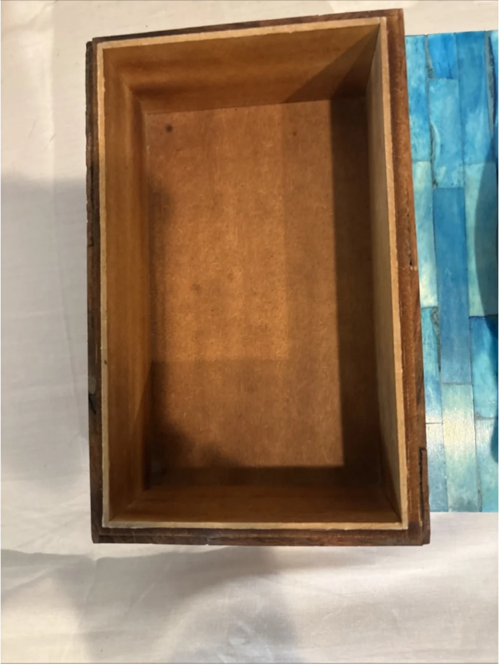 Vintage Wooden Duck Box Hand Carved/Hand Painted Wooden Duck Decoy Storage 1097